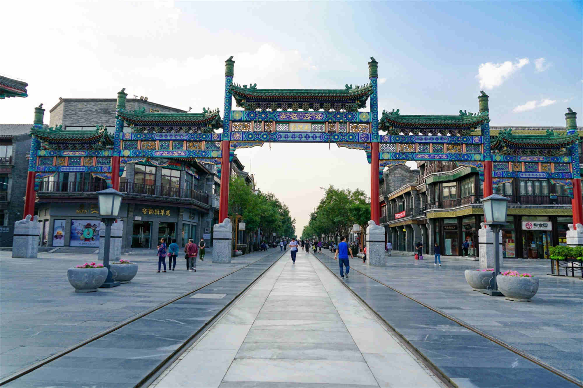 Beijing Qianmen Street Beijing tour guide private travel laocal tavel agency